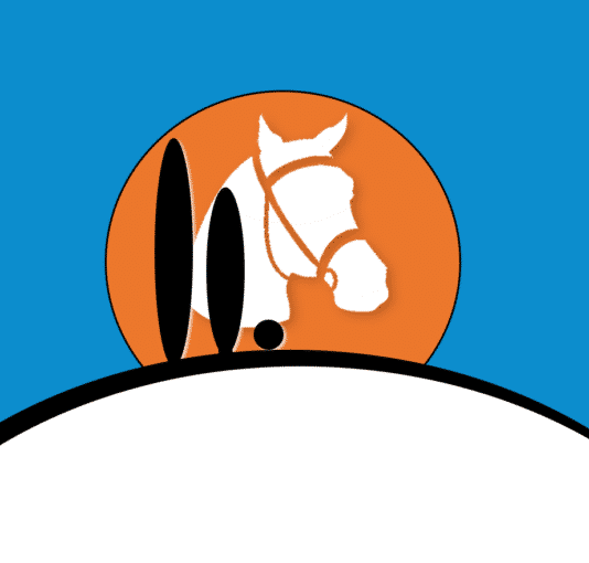 Logo carré, Domaine équestre de Maruejols